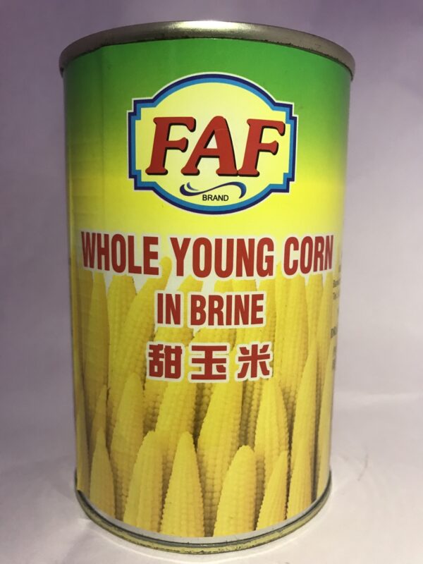 ข้าวโพดอ่อนบรรจุกระป๋อง – Young Corn in brine